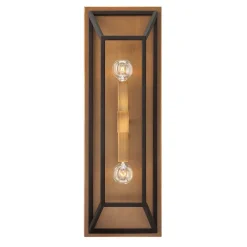 Sklep Kaja Niecodzienna lampa ścienna, brązowa HK-FULTON2 z serii FULTON