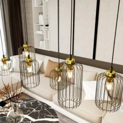 Cheap Niecodzienna lampa wisząca, na 6 żarówek 1364/6 z serii VANDER Żyrandole Nowoczesne