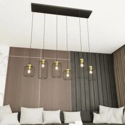 Cheap Niecodzienna lampa wisząca, na 6 żarówek 1364/6 z serii VANDER Żyrandole Nowoczesne