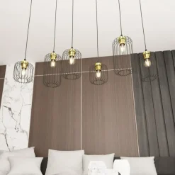 Cheap Niecodzienna lampa wisząca, na 6 żarówek 1364/6 z serii VANDER Żyrandole Nowoczesne