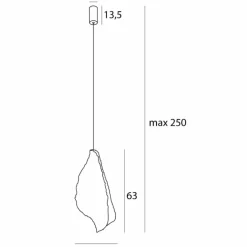 Best Niespotykana, biała lampa wisząca LED MX P0540 CONCHA | Kaja Żyrandole Nowoczesne