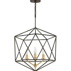 Discount Niestandardowa lampa wisząca, złota HK-ASTRID-3P z serii ASTRID Żyrandole Nowoczesne