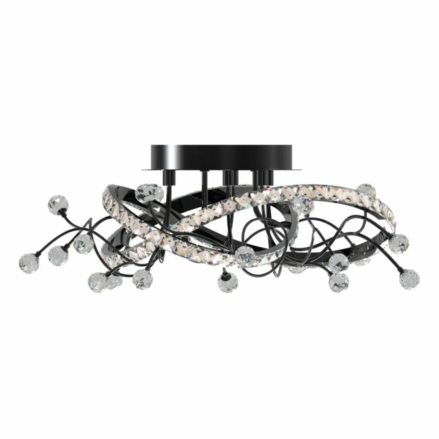 Cheap Nietuzinkowa, czarna lampa sufitowa MX3481-1S-3BCT MAIA | Kaja Żyrandole Nowoczesne