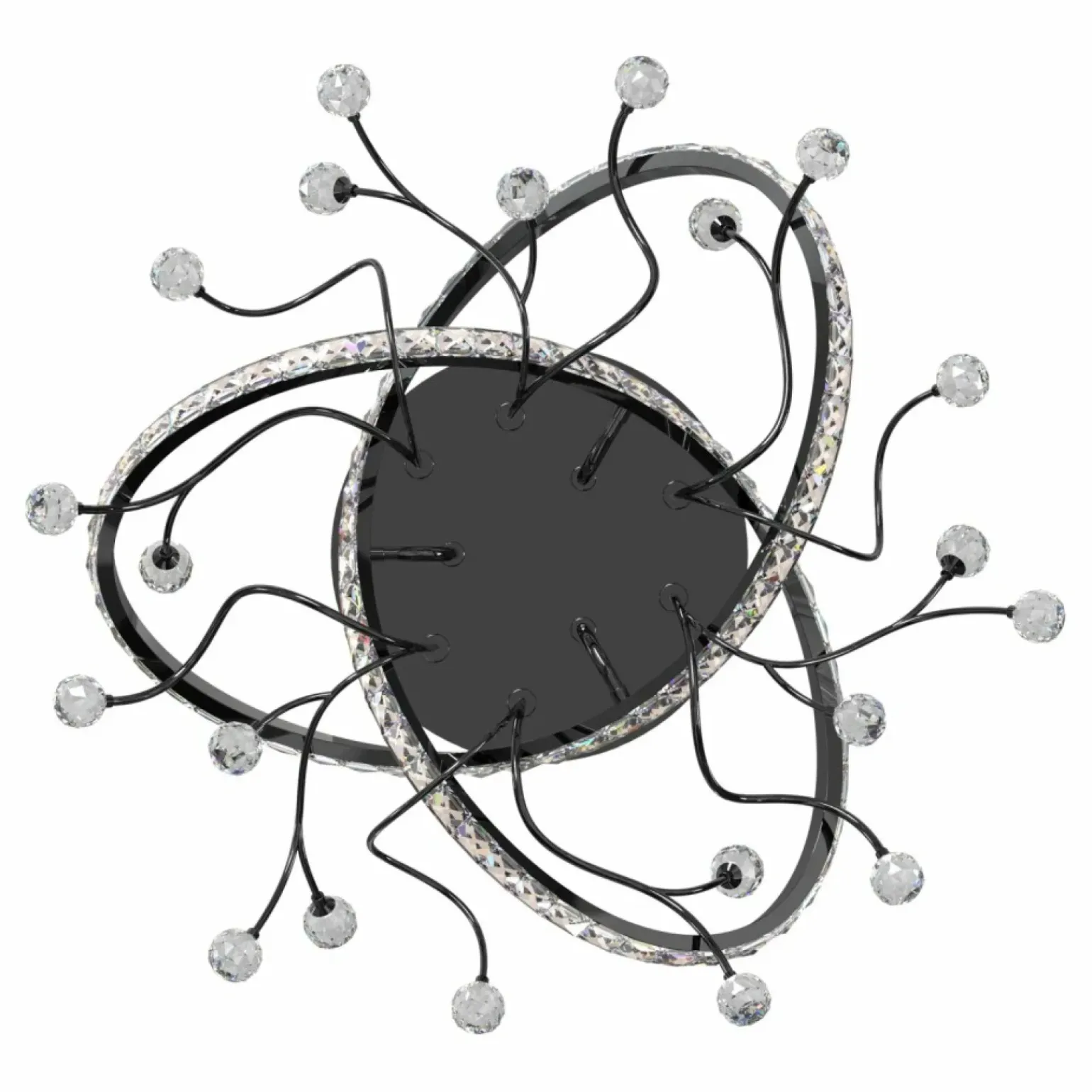 Cheap Nietuzinkowa, czarna lampa sufitowa MX3481-1S-3BCT MAIA | Kaja Żyrandole Nowoczesne