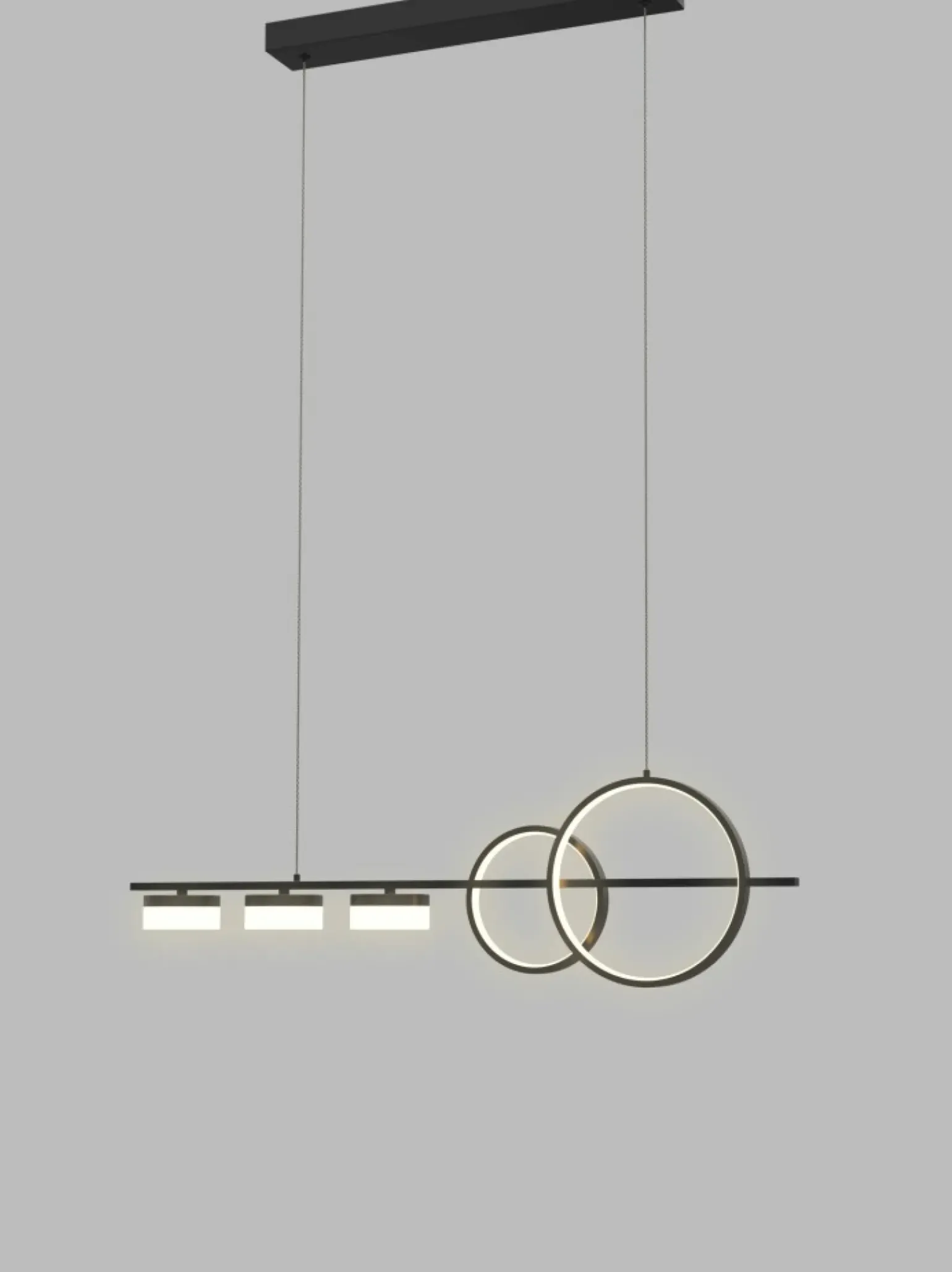 Shop Nietuzinkowa lampa LED nad stół w salonie WF 7030-502 MESSINA | Kaja Żyrandole Nowoczesne