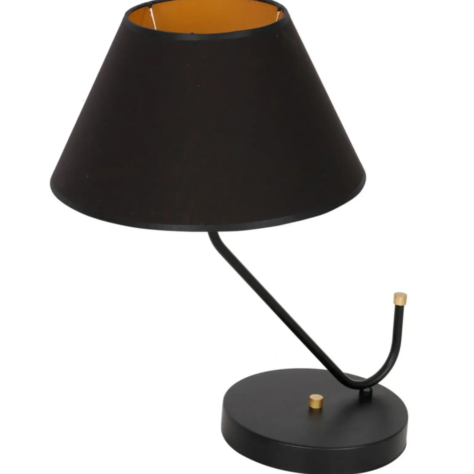 Sklep Kaja Nietuzinkowa lampa stołowa z czarnym abażurem MLP4914 z serii VICTORIA | Kaja Oś