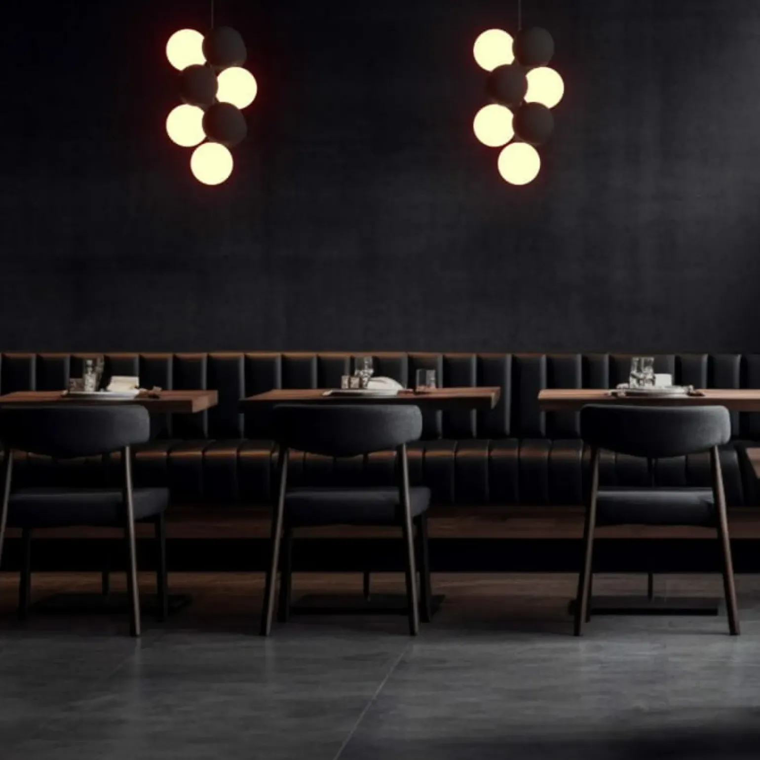 Store Nietuzinkowa lampa wisząca, kolorowe kule ABR-GRAPPA--S VINO | Kaja Żyrandole Nowoczesne