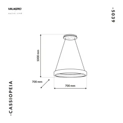 Best Sale Nietuzinkowa, marmurowa lampa wisząca MZ5039 CASSIOPEIA | Kaja Żyrandole Nowoczesne