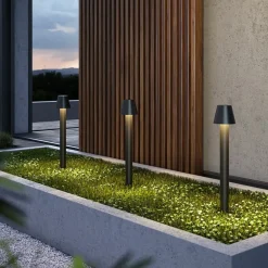 Sklep Kaja Nietypowa lampa ogrodowa stojąca LED 80cm O421FL-L5GF z serii HARZ