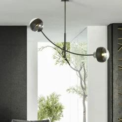 Online Nietypowa lampa sufitowa z dwoma kloszami 1101/2 HUNTER | Kaja Żyrandole Nowoczesne