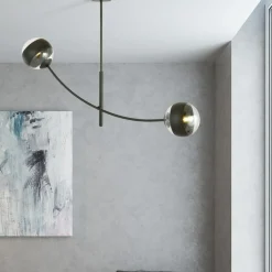 Online Nietypowa lampa sufitowa z dwoma kloszami 1101/2 HUNTER | Kaja Żyrandole Nowoczesne