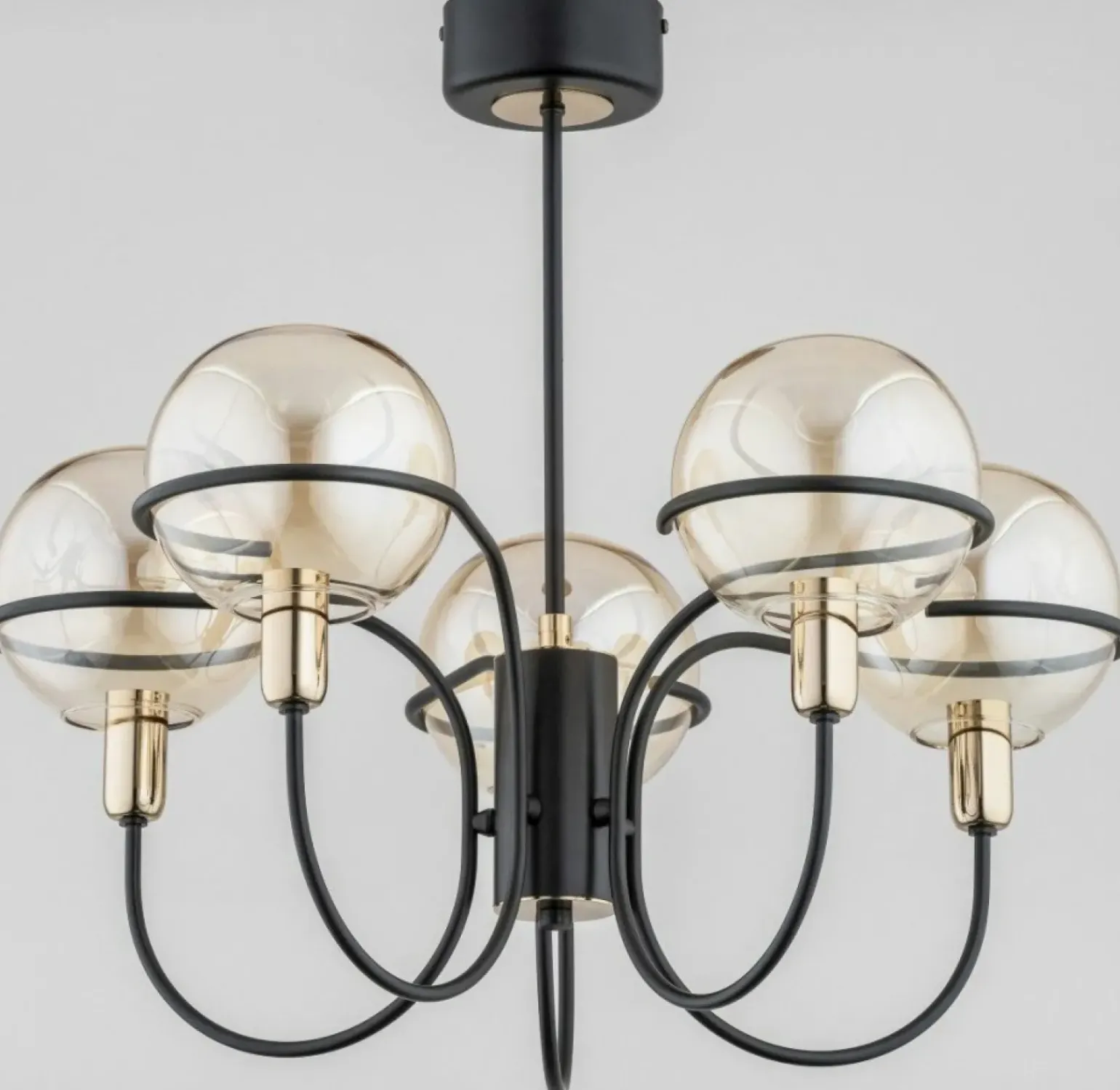 Best Sale Nietypowa lampa sufitowa na 5 źródeł światła AL 62157 | Kaja Żyrandole Nowoczesne