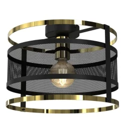 Sklep Kaja Niezwykła lampa czarno-złota, ażurowa LX 3902 z serii RIM | Kaja