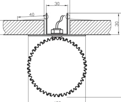 Sklep Kaja Niezwykła oprawa podtynkowa o niebanalnym wyglądzie 2293694 | Kaja Oświetlenie