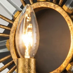 Sklep Kaja Niezwykły kinkiet do korytarza GN-SUN-KING-1-G z serii SUN KING