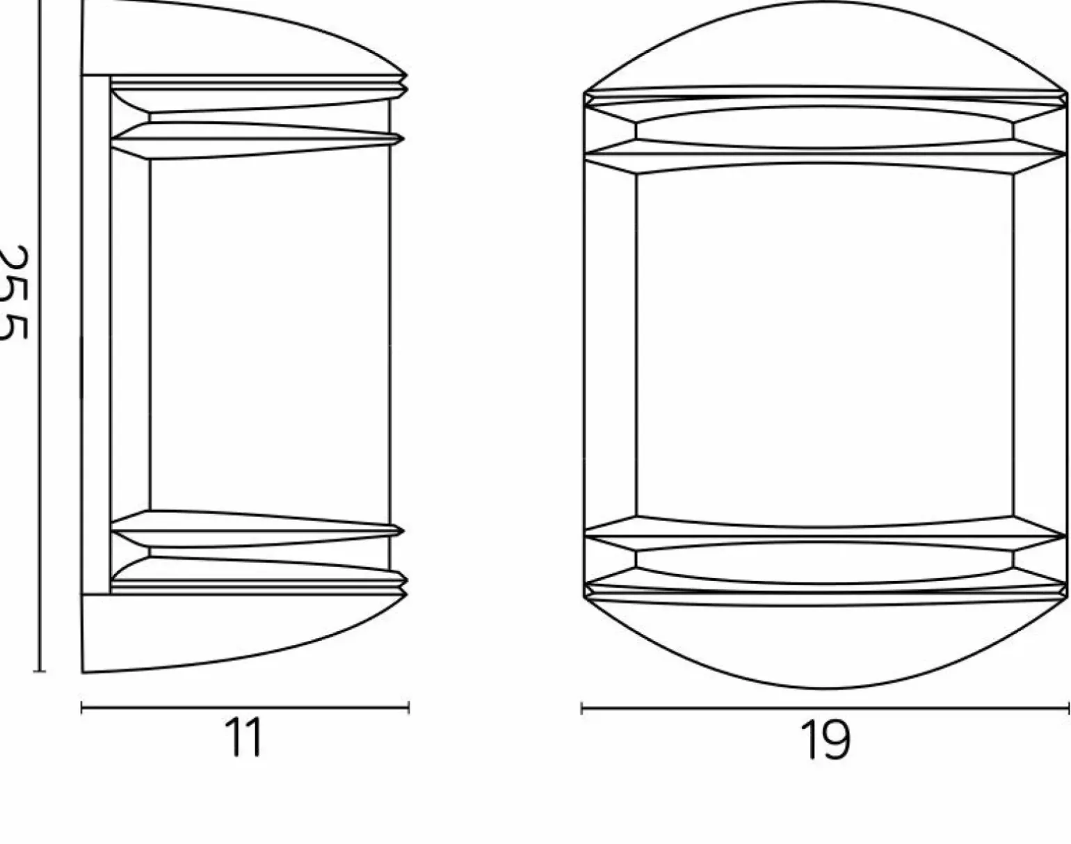 Sklep Kaja Niezwykły kinkiet elewacyjny, kolor 6355 z serii TELMA | Kaja Oświetlenie