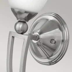 Sklep Kaja Niezwykły kinkiet w kolorze niklu HK-BOLLA1-B z serii BOLLA