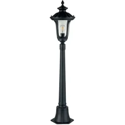 Sklep Kaja Niska lampa ogrodowa, wysokość 115cm CC4-S-BK z serii CHICAGO