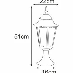 Sklep Kaja Niska zewnętrzna latarenka K-5006S LOZANA | Kaja Oświetlenie