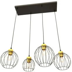 Best Nowoczena lampa wisząca z regulowaną wysokością 1368/4 z serii NANDO Żyrandole Nowoczesne