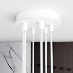Cheap Nowoczesna, biała lampa wisząca do salonu 1340/6 MODUS | Kaja Żyrandole Nowoczesne