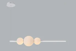 Clearance Nowoczesna biała lampa wisząca nad stół AZ4426 SANDRA | Kaja Żyrandole Nowoczesne