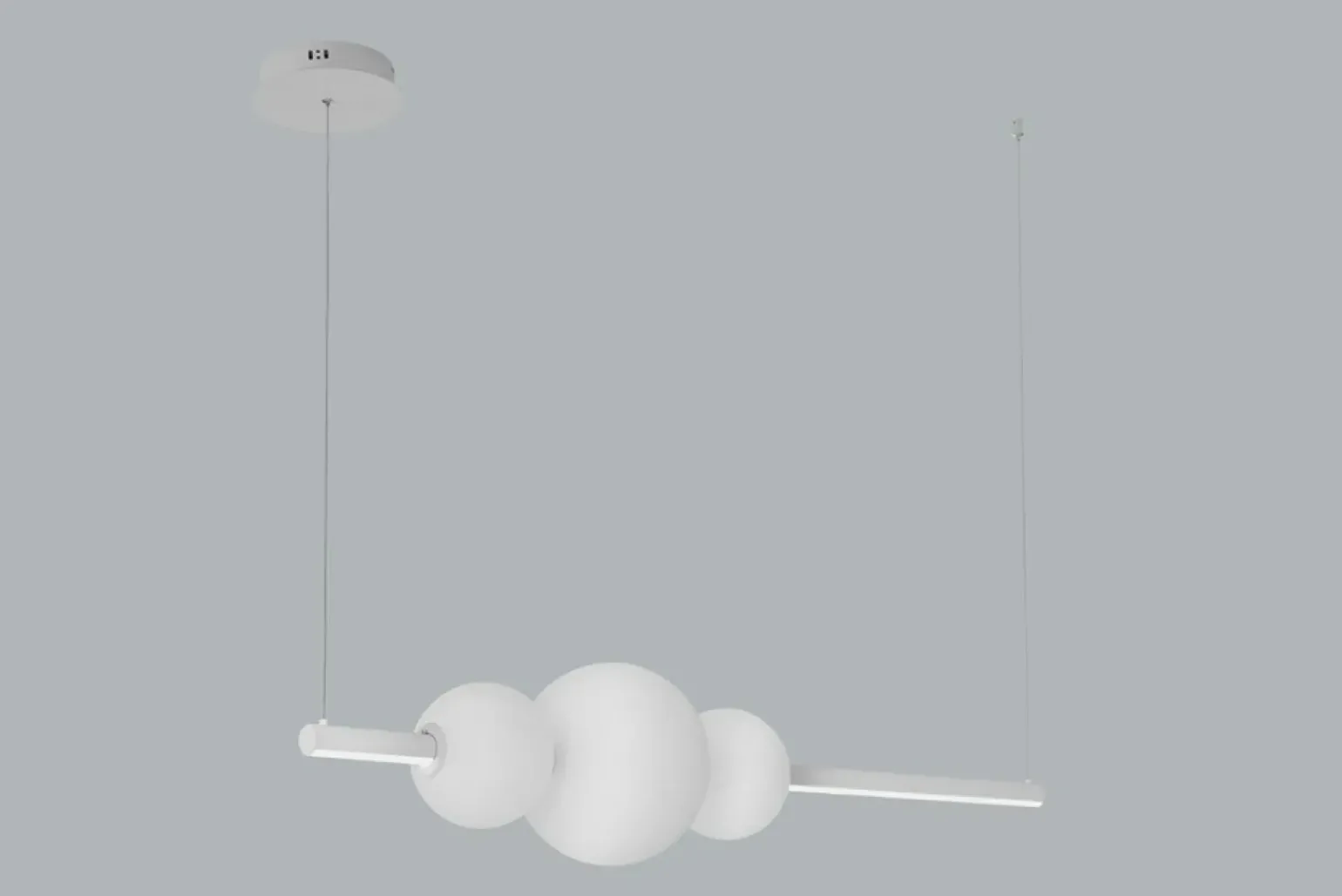 Clearance Nowoczesna biała lampa wisząca nad stół AZ4426 SANDRA | Kaja Żyrandole Nowoczesne