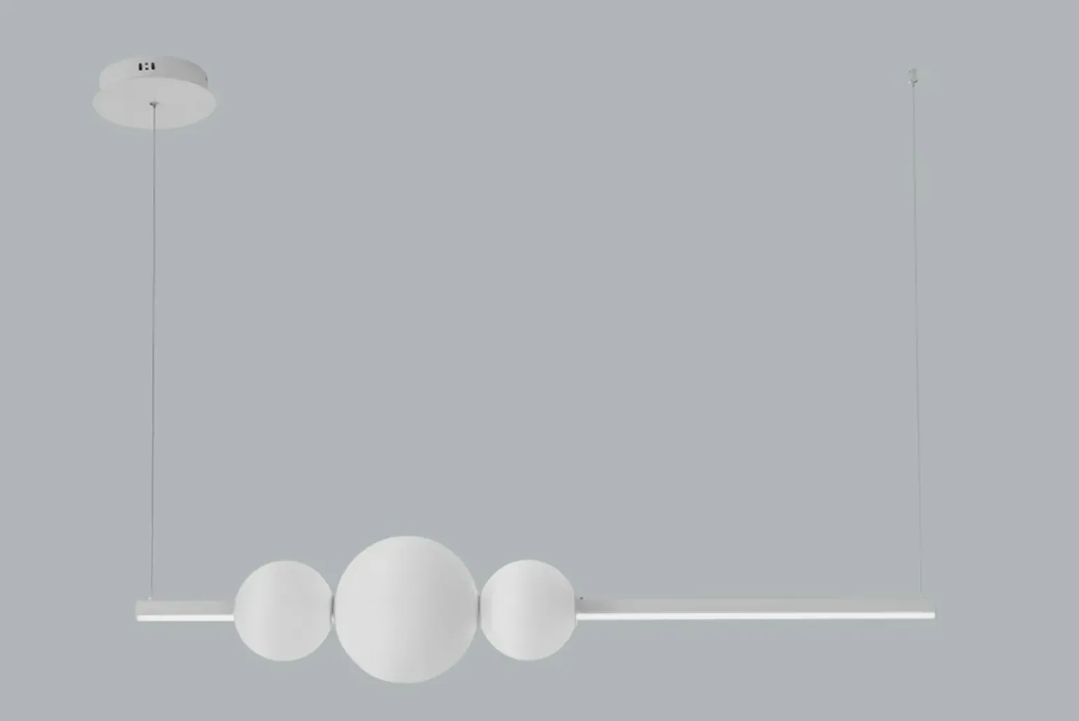 Clearance Nowoczesna biała lampa wisząca nad stół AZ4426 SANDRA | Kaja Żyrandole Nowoczesne