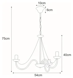 Sklep Kaja Nowoczesna, biała lampa wisząca K-3995 BARTEZ II | Kaja Oświetlenie