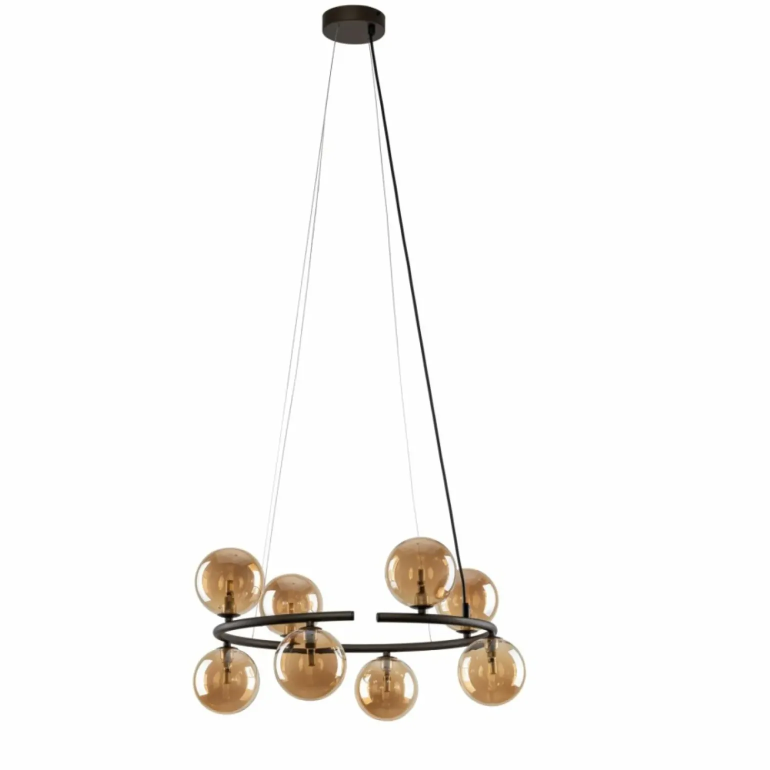 Hot Nowoczesna, brązowa lampa wisząca TK 6572 ANABELLE BROWN | Kaja Żyrandole Nowoczesne