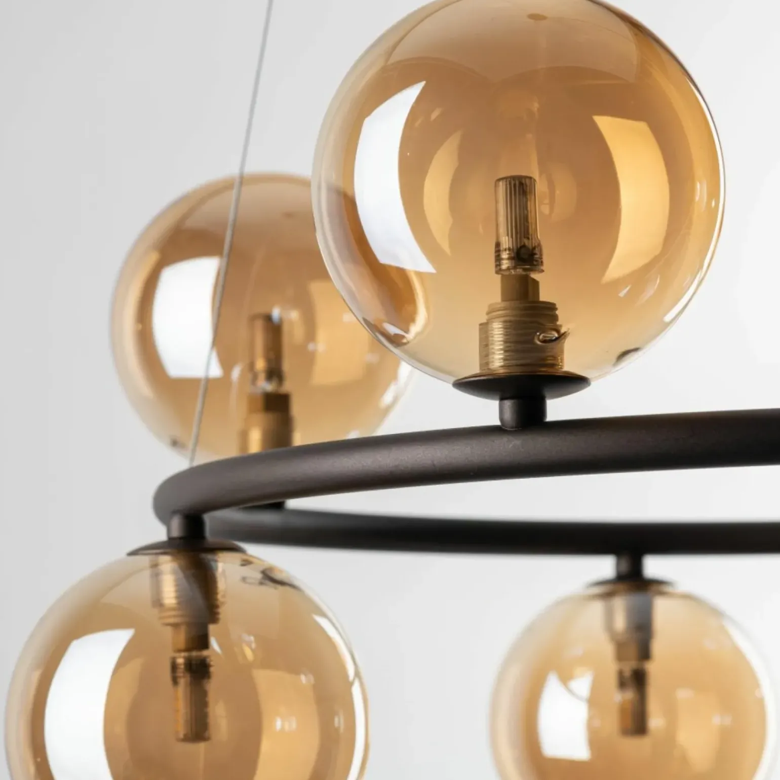 Hot Nowoczesna, brązowa lampa wisząca TK 6572 ANABELLE BROWN | Kaja Żyrandole Nowoczesne