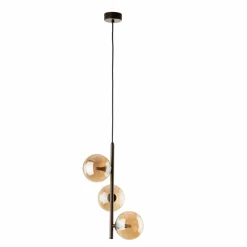 Best Nowoczesna, brązowa lampa z kloszami TK 6188 ESTERA BROWN | Kaja Żyrandole Nowoczesne