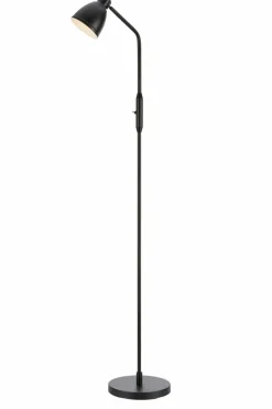 Sklep Kaja Nowoczesna, czarna lampa podłogowa loft 108713 STORY | Kaja
