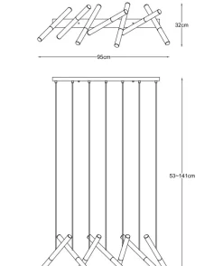 Sale Nowoczesna, czarno-złota listwa do jadalni P0461-07R-P7SD z serii LOYA Żyrandole Nowoczesne