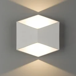 Sklep Kaja Nowoczesna, elewacyjna lampa ścienna LED 8143 TRIANGLES LED | Kaja
