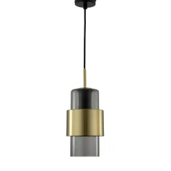 Cheap Nowoczesna lampa nad blat kuchenny LP-866/1P L SM/GD z serii MIELE Żyrandole Nowoczesne