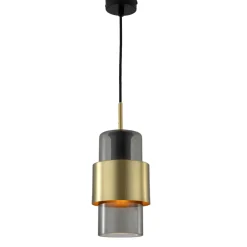 Cheap Nowoczesna lampa nad blat kuchenny LP-866/1P L SM/GD z serii MIELE Żyrandole Nowoczesne