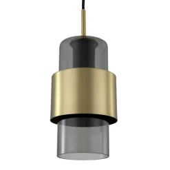 Cheap Nowoczesna lampa nad blat kuchenny LP-866/1P L SM/GD z serii MIELE Żyrandole Nowoczesne