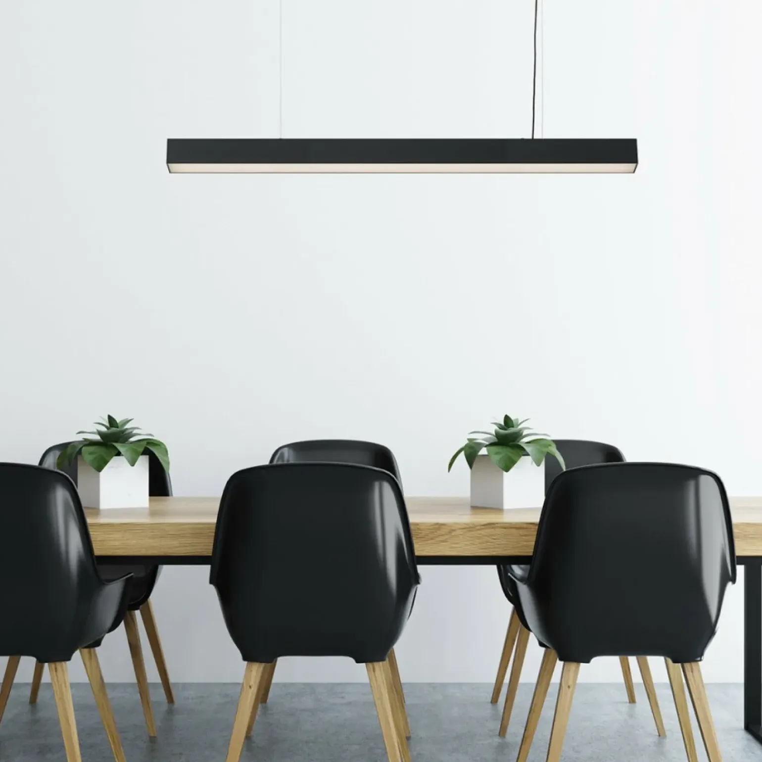 Discount Nowoczesna lampa nad wyspę 120cm LP-1401/1P L BK SMART LUCI L | Kaja Żyrandole Nowoczesne