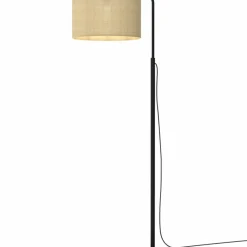 Sklep Kaja Nowoczesna lampa stojąca z abażurem w stylu boho LX 5220 JUTE | Kaja