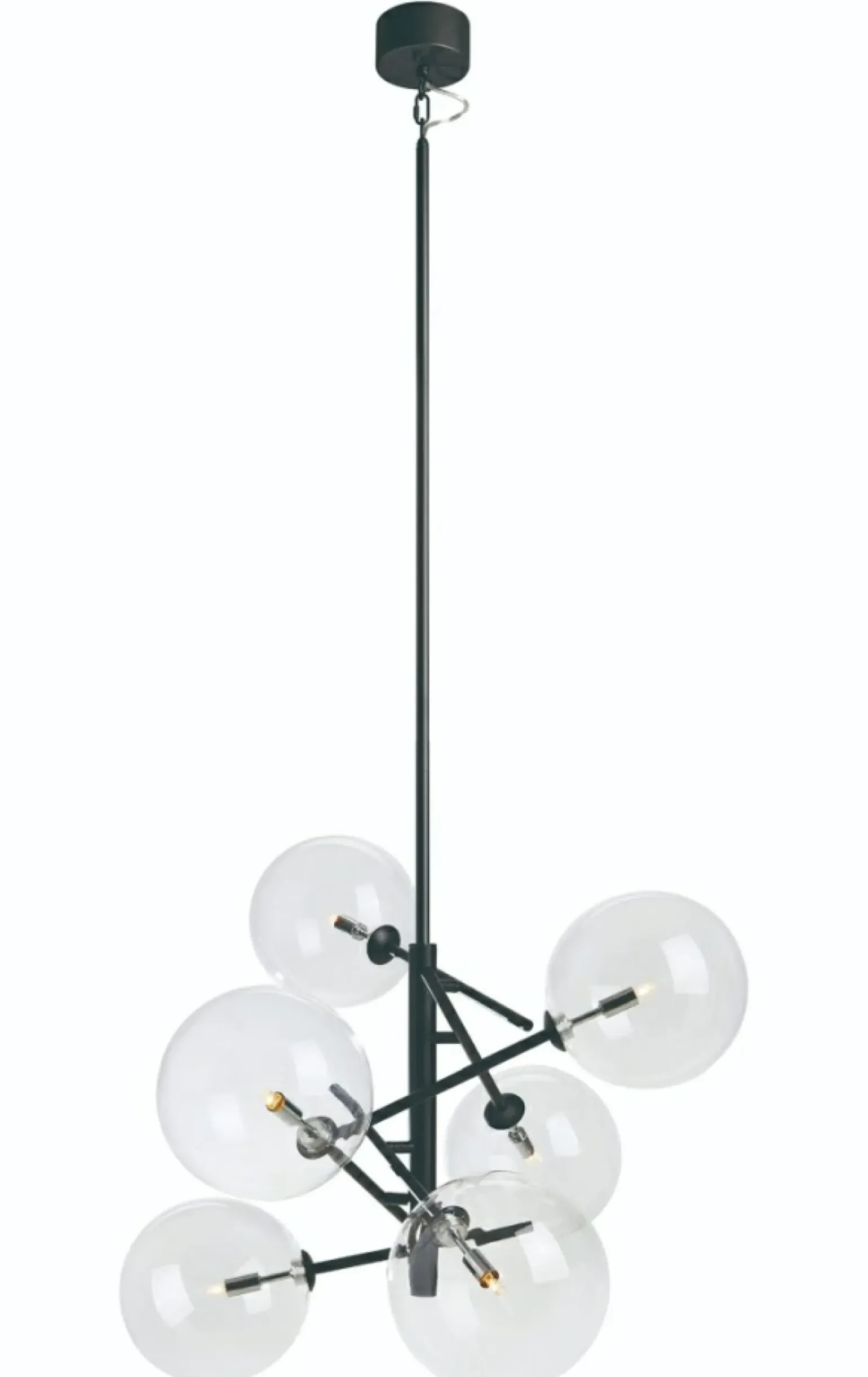 Best Nowoczesna lampa sufitowa z gwintami G9 107748 | Kaja Oświetlenie Żyrandole Nowoczesne