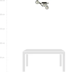 Sklep Kaja Nowoczesna lampa sufitowa z grafitowymi kloszami 1104/3 SMART | Kaja