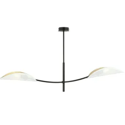 Store Nowoczesna lampa sufitowa do sypialni 1107/2 LOTUS | Kaja Oświetlenie Żyrandole Nowoczesne
