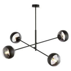 Sale Nowoczesna lampa sufitowa z kloszami 1168/4 LINEAR | Kaja Oświetlenie Żyrandole Nowoczesne