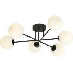 Best Nowoczesna lampa sufitowa do stylowego salonu 1232/6 z serii ROMA Żyrandole Nowoczesne