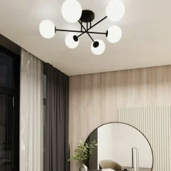 Best Nowoczesna lampa sufitowa do stylowego salonu 1232/6 z serii ROMA Żyrandole Nowoczesne