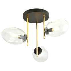 Sale Nowoczesna lampa sufitowa ze zotymi elementami 1273/3 z serii ARGO Żyrandole Nowoczesne