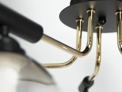 Sale Nowoczesna lampa sufitowa do salonu 2207/5 BL TR | Kaja Oświetlenie Żyrandole Nowoczesne