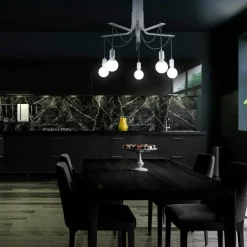 Best Nowoczesna lampa sufitowa do salonu 67983 BORNHOLM | Kaja Oświetlenie Żyrandole Nowoczesne