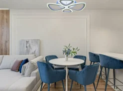 Outlet Nowoczesna lampa sufitowa do salonu DRS2013WH z serii OSLO Żyrandole Nowoczesne